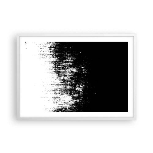 Affiche dans un cadre blanc - Poster - Et le gagnant est ... - 70x50 cm