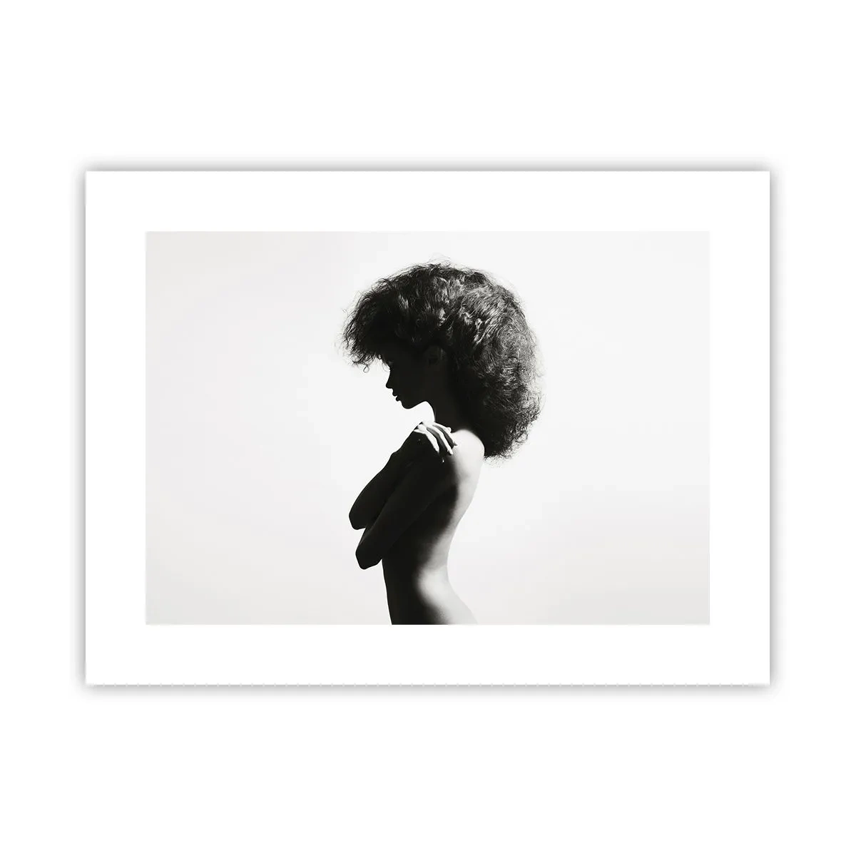 Affiche - Poster - Comme une fleur au bout d'une fine tige - 40x30 cm
