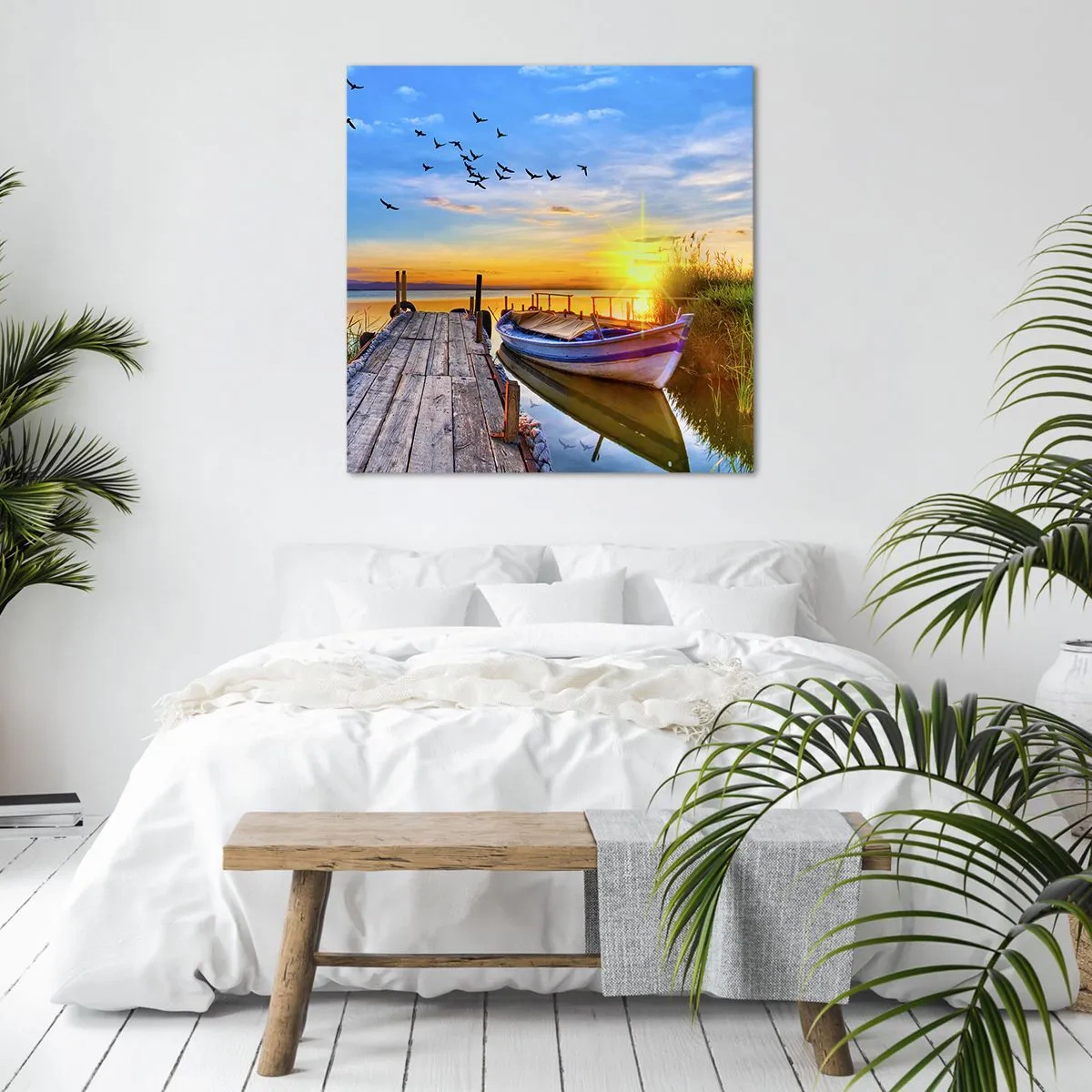 Impression sur toile - Image sur toile - Au revoir, à demain - 40x40 cm