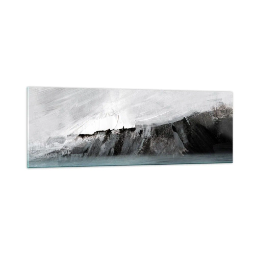 Impression sur verre - Image sur verre - Eau – terre : choc des éléments - 90x30 cm