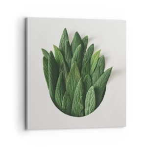 Impression sur toile - Image sur toile - Curiosité sans retenue - 70x70 cm