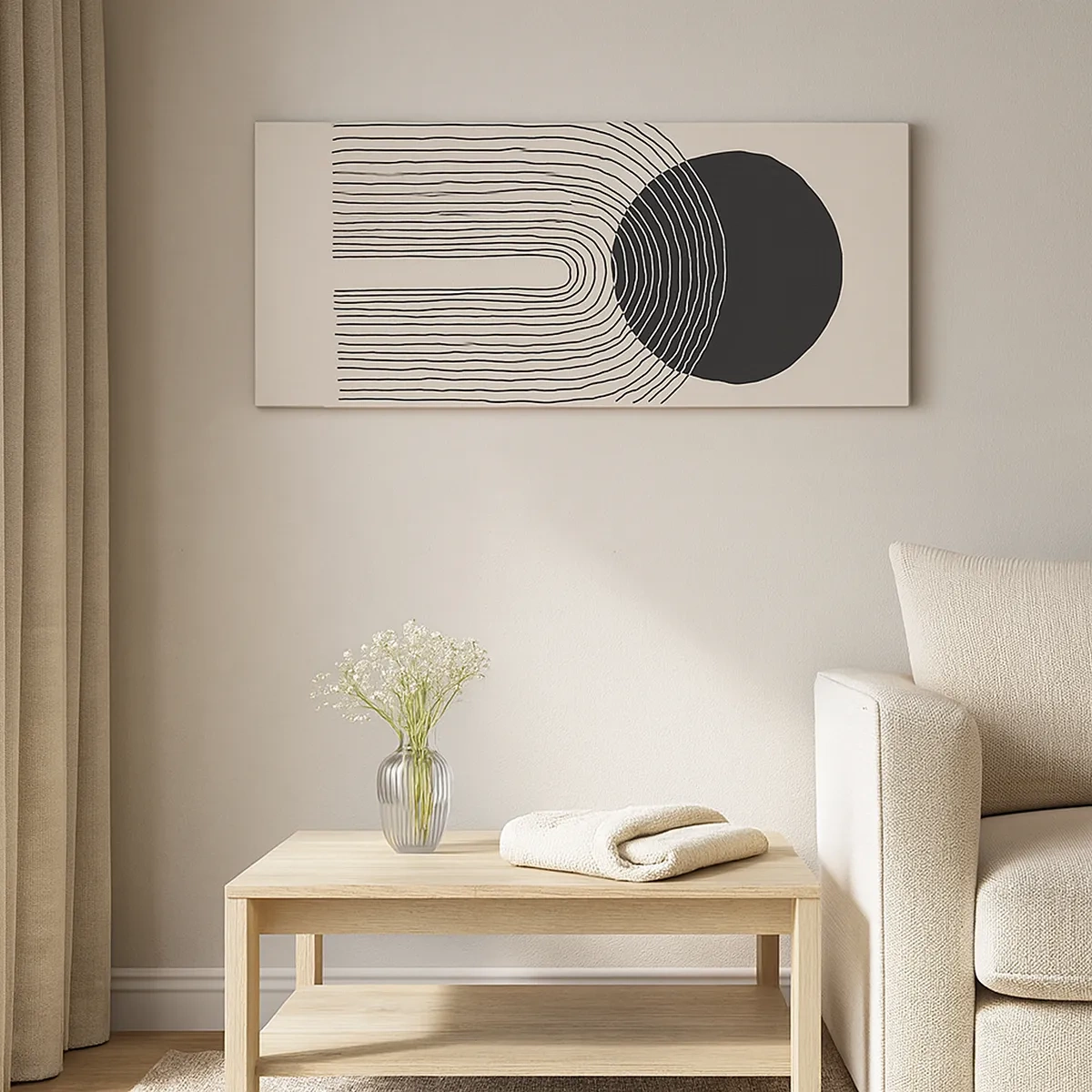 Impression sur toile - Image sur toile - Tremblement et confiance - 30x30 cm