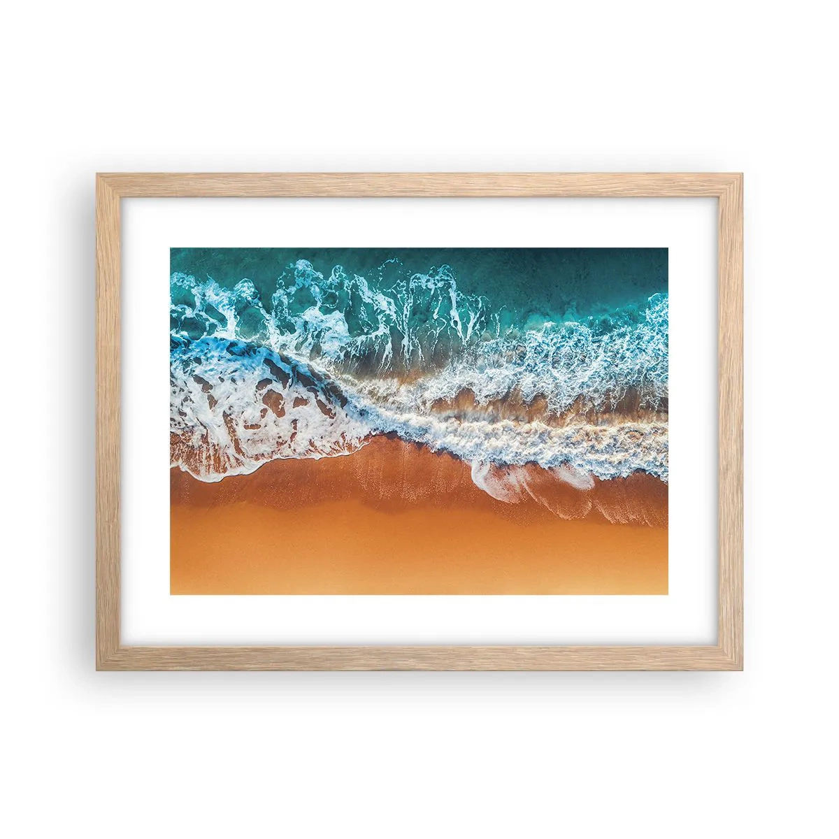 Affiche dans un chêne clair - Poster - Toujours ensemble - 40x30 cm