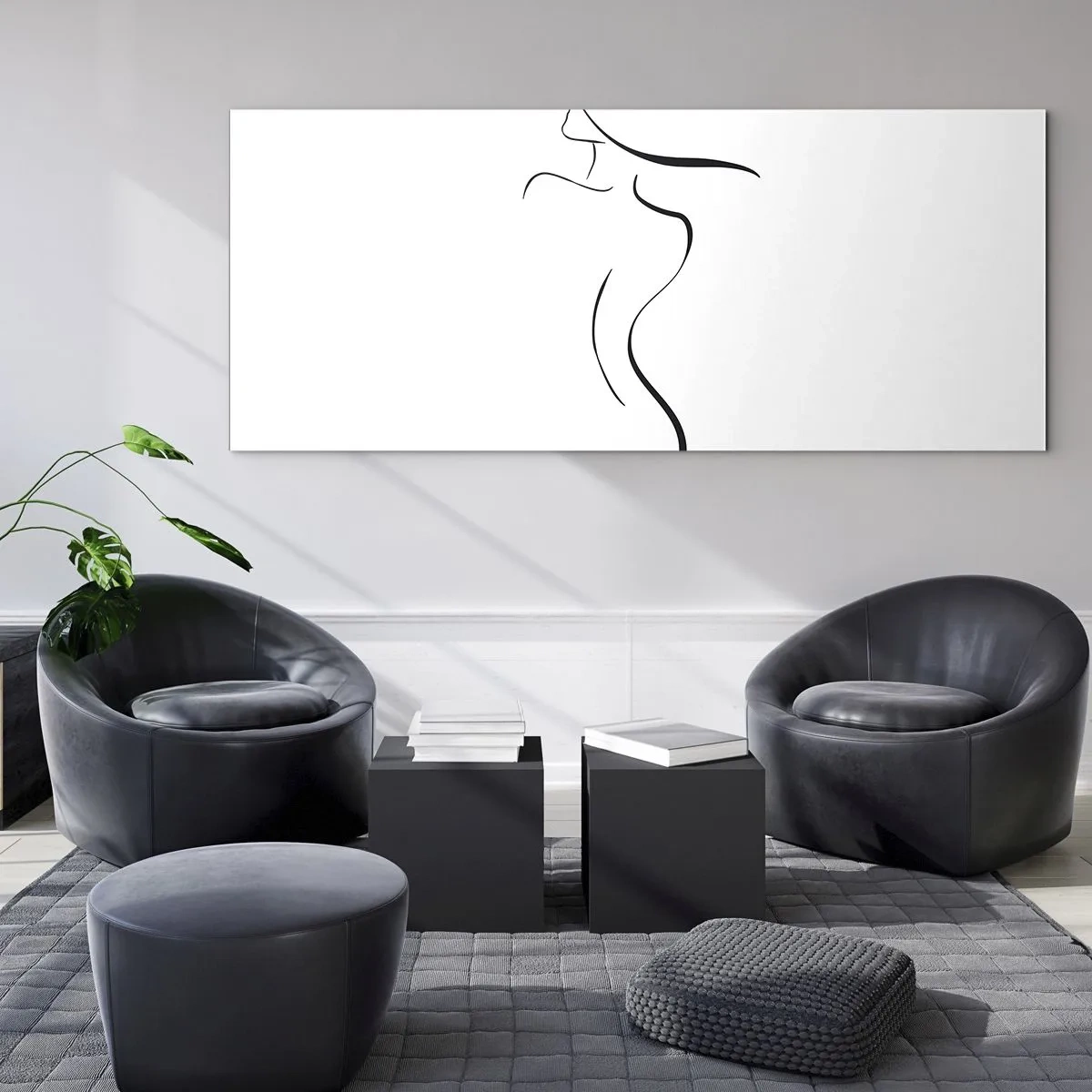Impression sur verre - Image sur verre - Insaisissable comme une vague - 90x30 cm