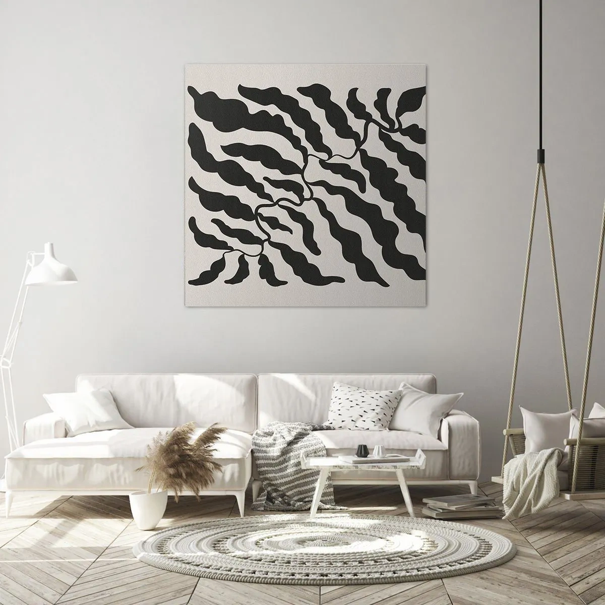 Impression sur toile - Image sur toile - La nature du carré - 30x30 cm