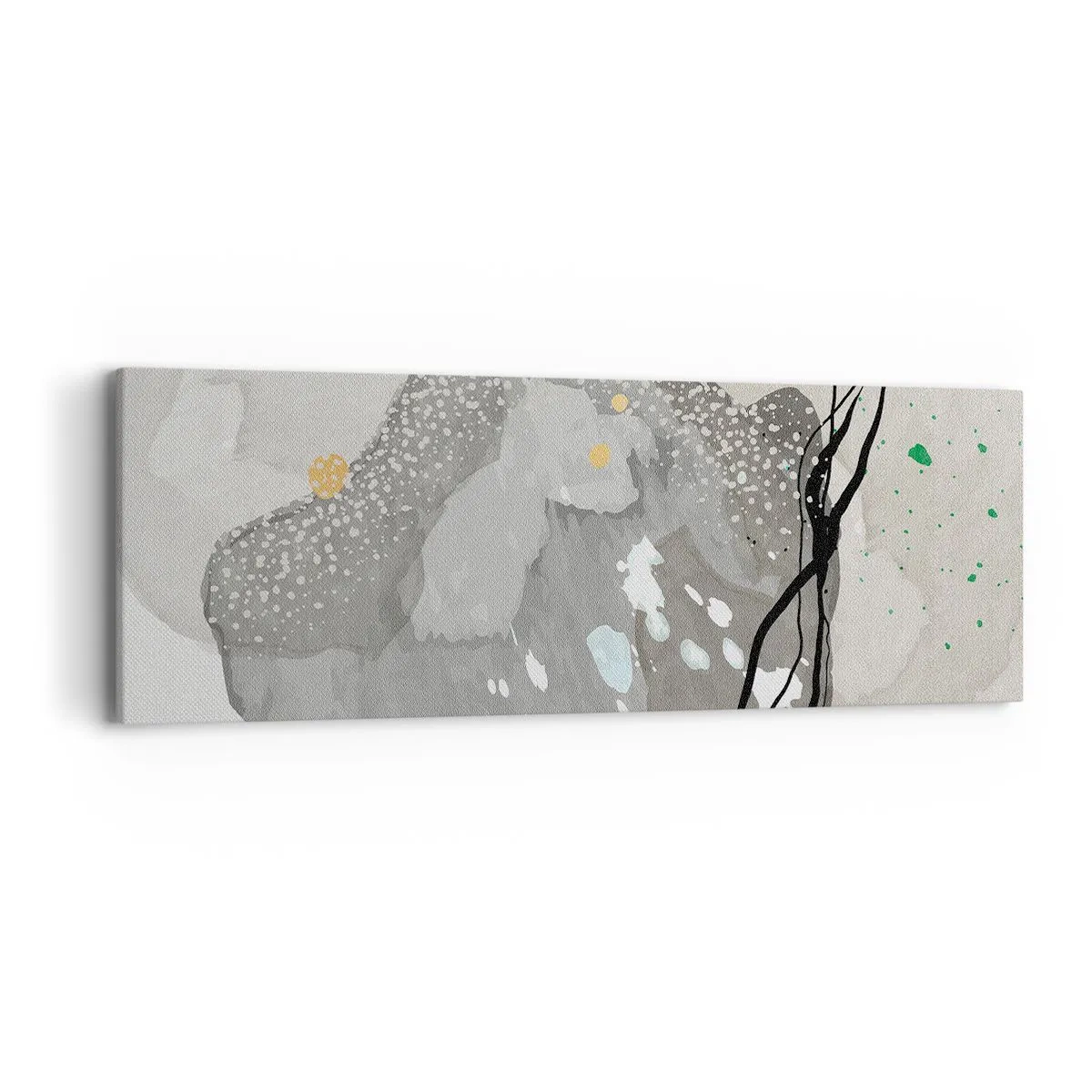 Impression sur toile - Image sur toile - Composition organique - 90x30 cm