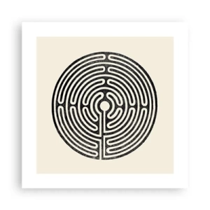Affiche - Poster - Ordre mystérieux - 40x40 cm
