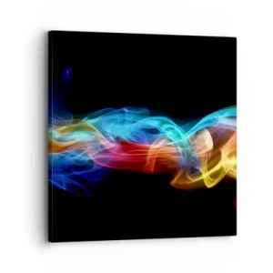 Impression sur toile - Image sur toile - Danse arc-en-ciel du brouillard - 30x30 cm