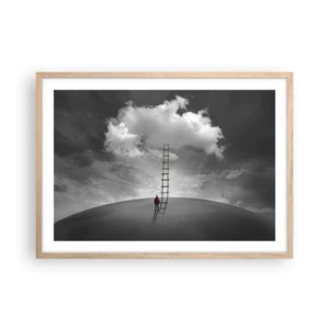 Affiche dans un chêne clair - Poster - Tout est possible - 70x50 cm