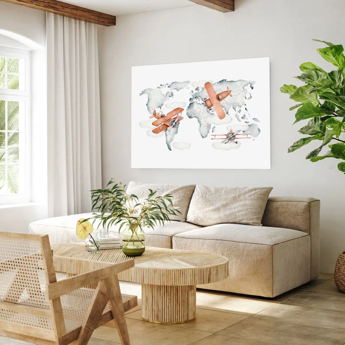 Affiche - Poster - Dans un esprit pionnier - 50x40 cm