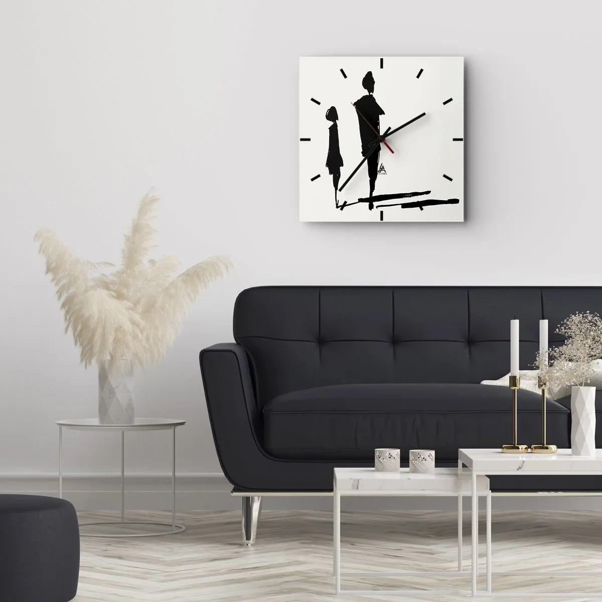 Horloge murale - Pendule murale - Êtes-vous sûr qu'ils sont ensemble ? - 40x40 cm