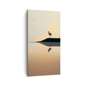 Impression sur toile - Image sur toile - Le seigneur du lac - 55x100 cm