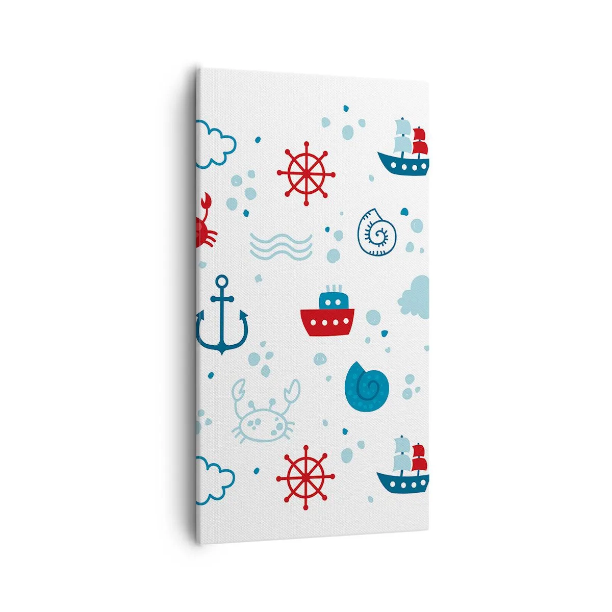 Impression sur toile - Image sur toile - Conte de fées de la mer - 55x100 cm