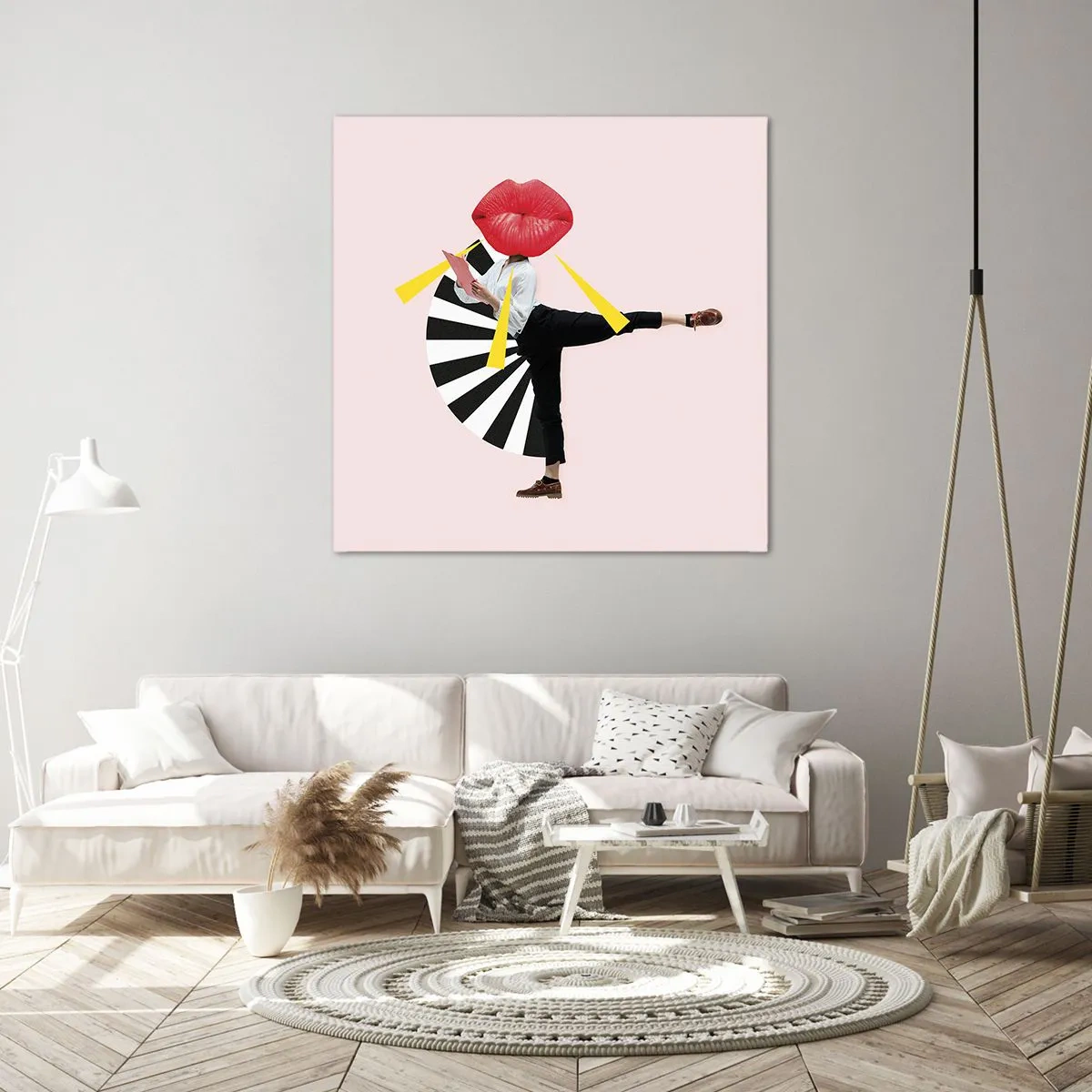 Impression sur toile - Image sur toile - Pop-art surréaliste - 40x40 cm