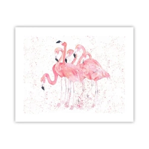 Affiche - Poster - Ensemble rose - 50x40 cm