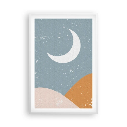 Affiche dans un cadre blanc - Poster - Miracle de nombreuses nuits - 61x91 cm