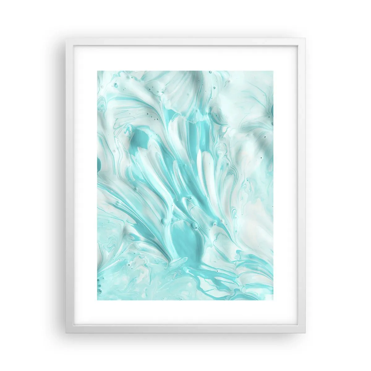 Affiche dans un cadre blanc - Poster - Ensemble pour toujours - 40x50 cm