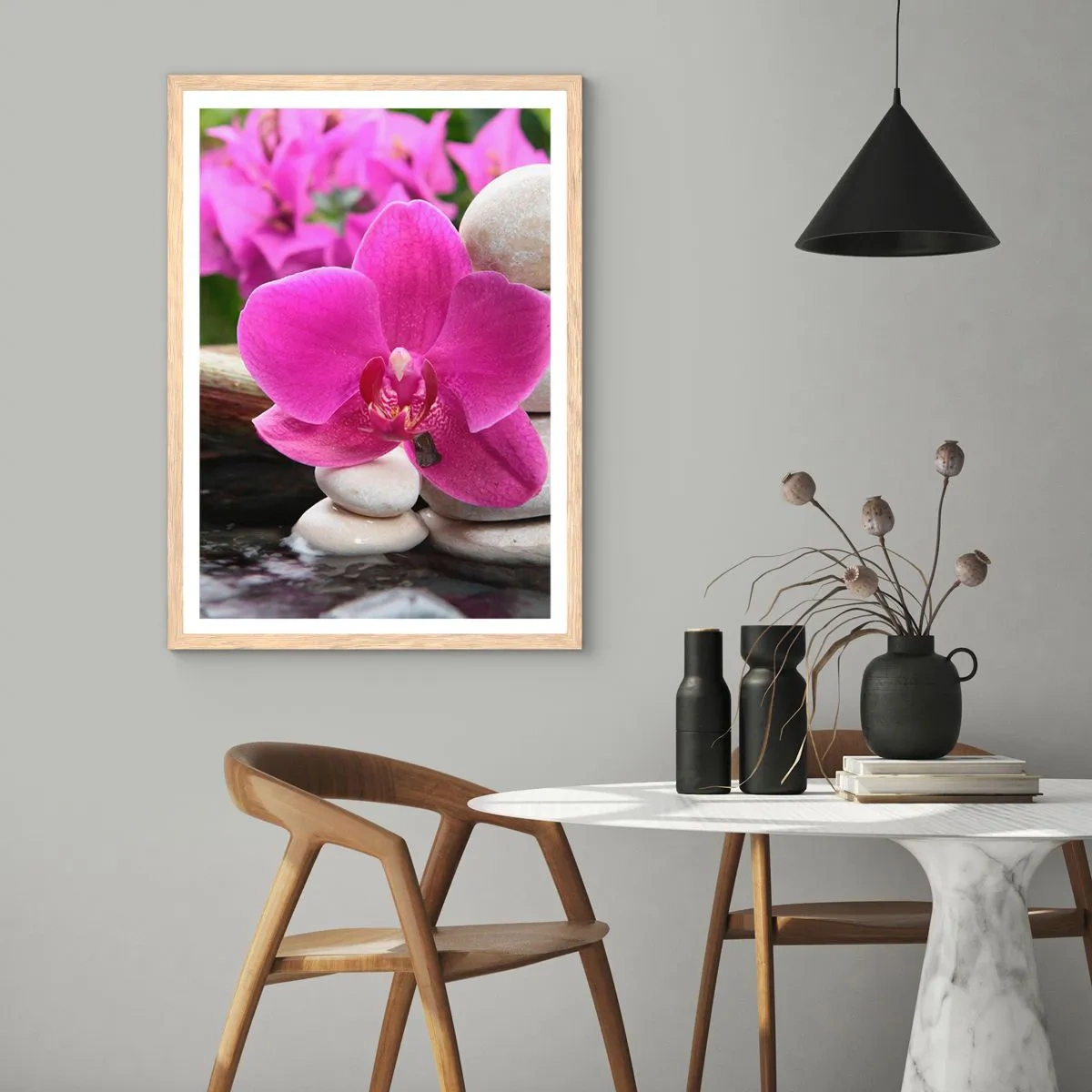 Affiche dans un chêne clair - Poster - Tu te reposes déjà - 30x40 cm