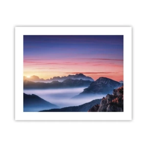 Affiche - Poster - Au-dessus des vallées - 50x40 cm