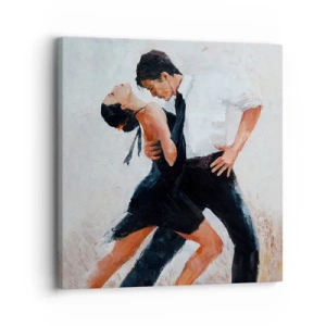 Impression sur toile - Image sur toile - Tango de mes rêves et pensées - 30x30 cm