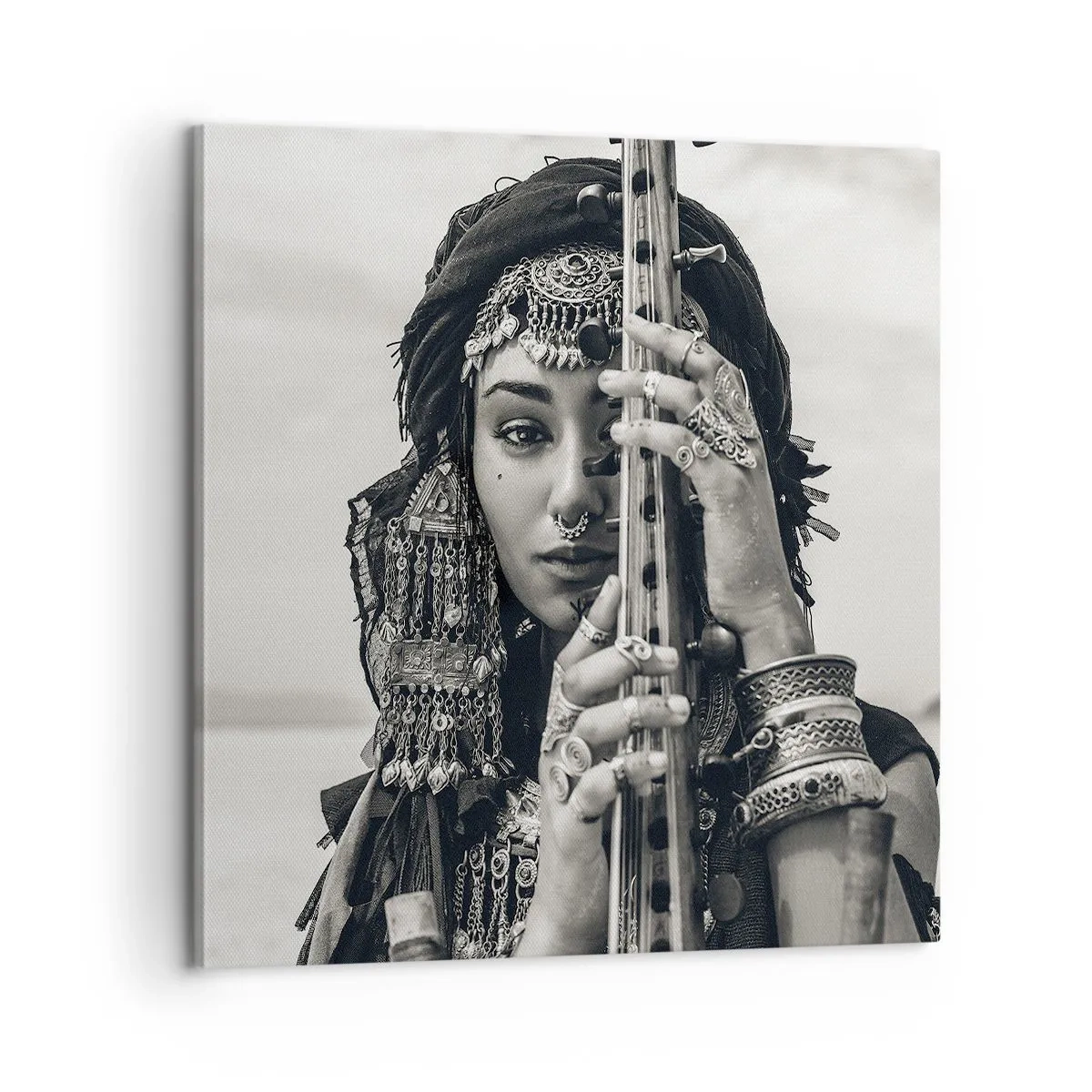 Impression sur toile - Image sur toile - Musique de l'Orient elle-même - 60x60 cm