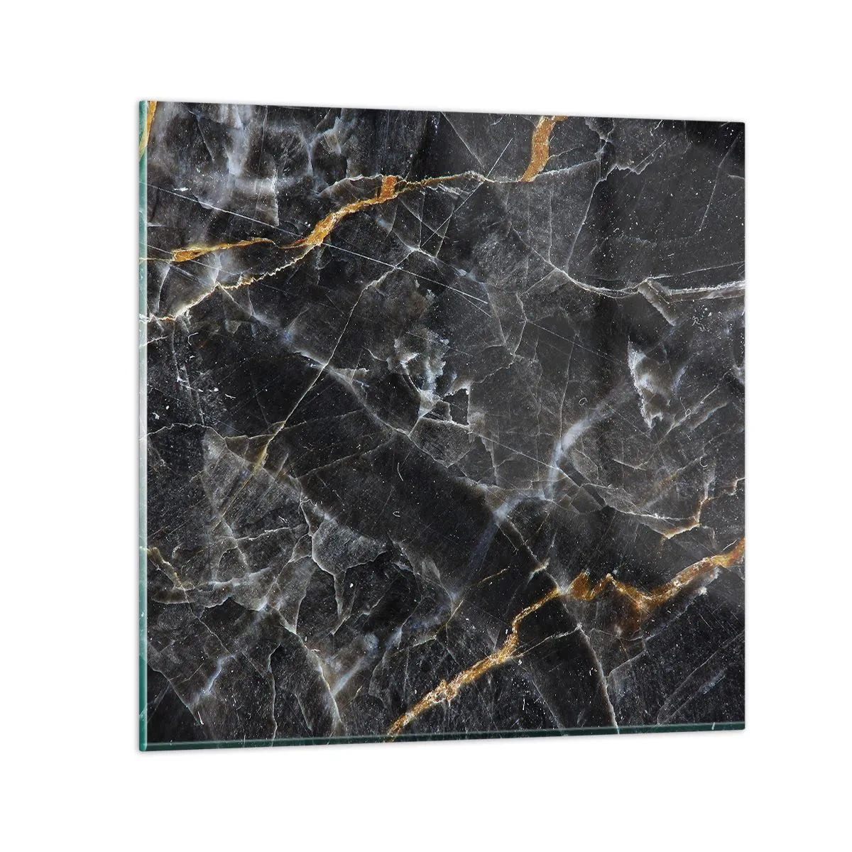 Impression sur verre - Image sur verre - La vie intérieure de la pierre - 30x30 cm