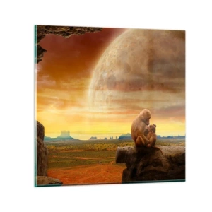 Impression sur verre - Image sur verre - L'amour est le même partout - 30x30 cm