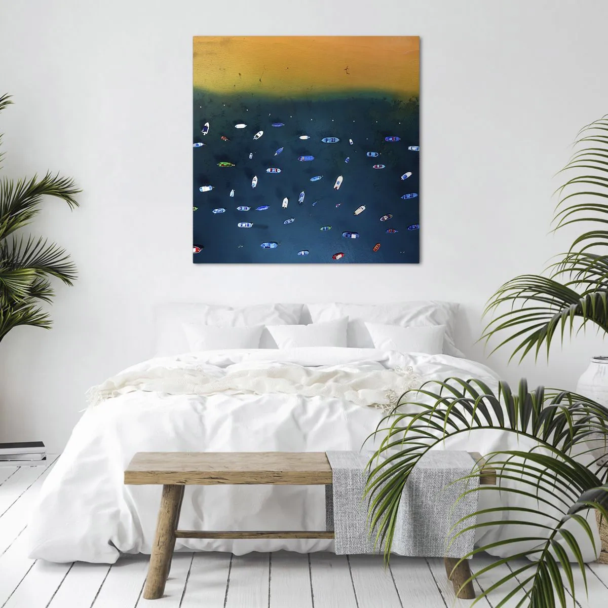 Impression sur toile - Image sur toile - Jeu de vacances - 40x40 cm