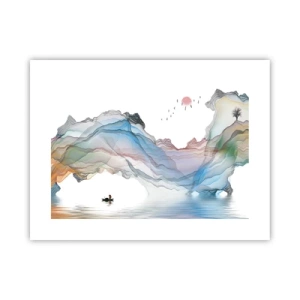 Affiche - Poster - Vers les montagnes de cristal - 40x30 cm