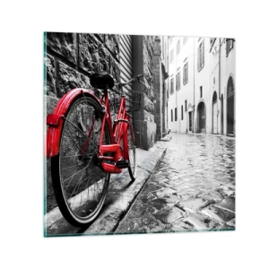 Impression sur verre - Image sur verre - La vraie beauté ne vieillit pas - 40x40 cm