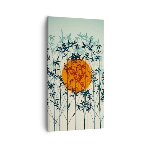 Impression sur toile - Image sur toile - Soleil japonnais - 55x100 cm