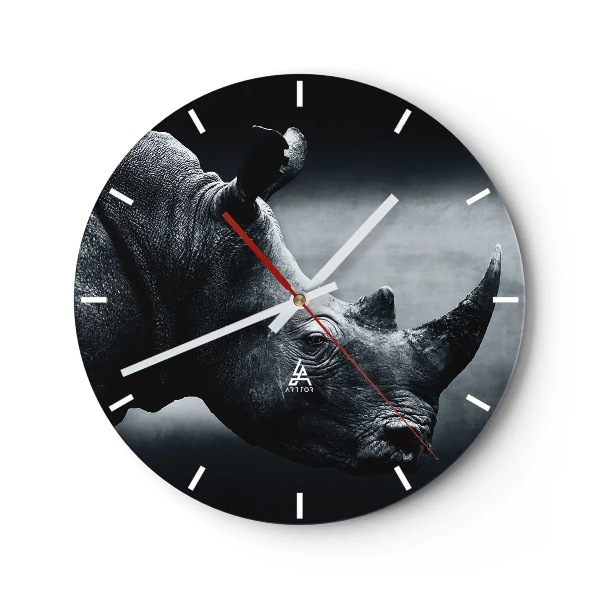 Horloge murale - Pendule murale - Le profil droit - 40x40 cm