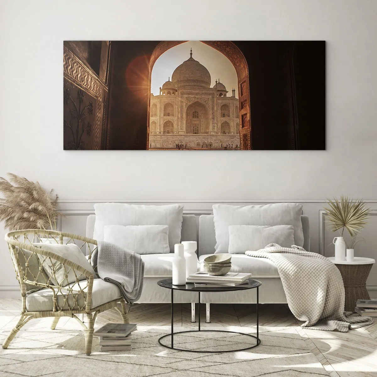 Impression sur verre - Image sur verre - Un monument à l'amour surnaturel - 100x40 cm