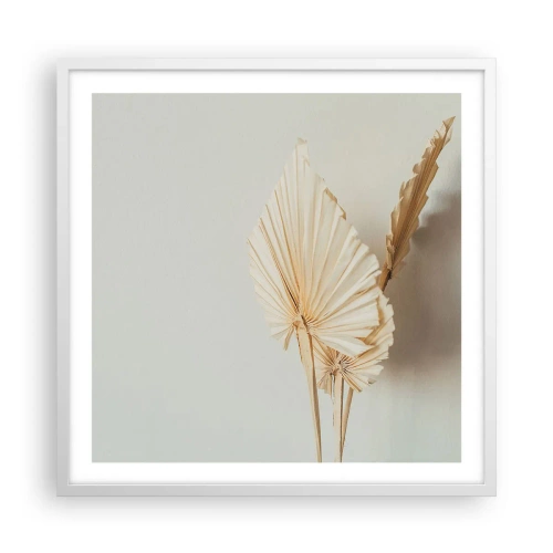 Affiche dans un cadre blanc - Poster - Quand tu dois t’apaiser - 60x60 cm