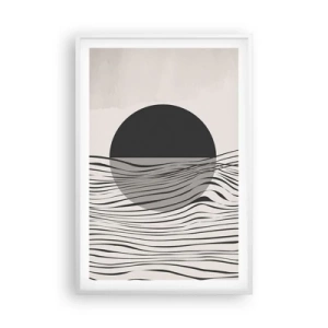 Affiche dans un cadre blanc - Poster - Demi composition - 61x91 cm