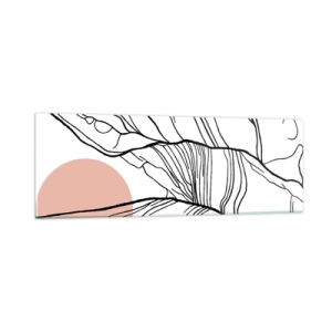 Impression sur verre - Image sur verre - Dans un réseau de brindilles - 90x30 cm