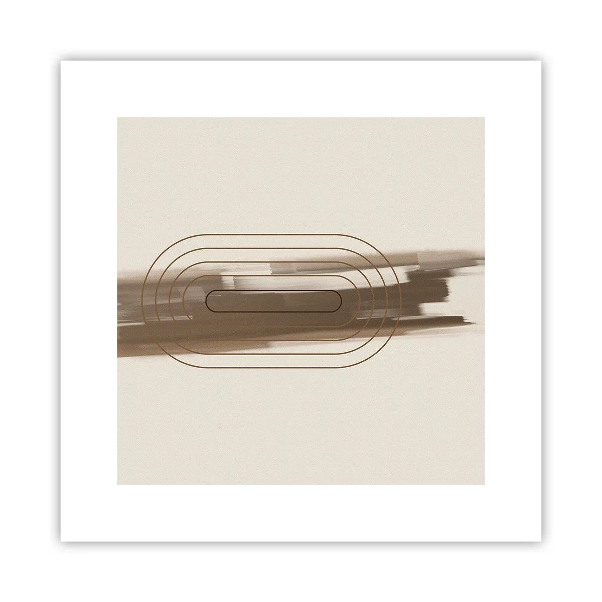 Affiche - Poster - Parfum de gris - 30x30 cm