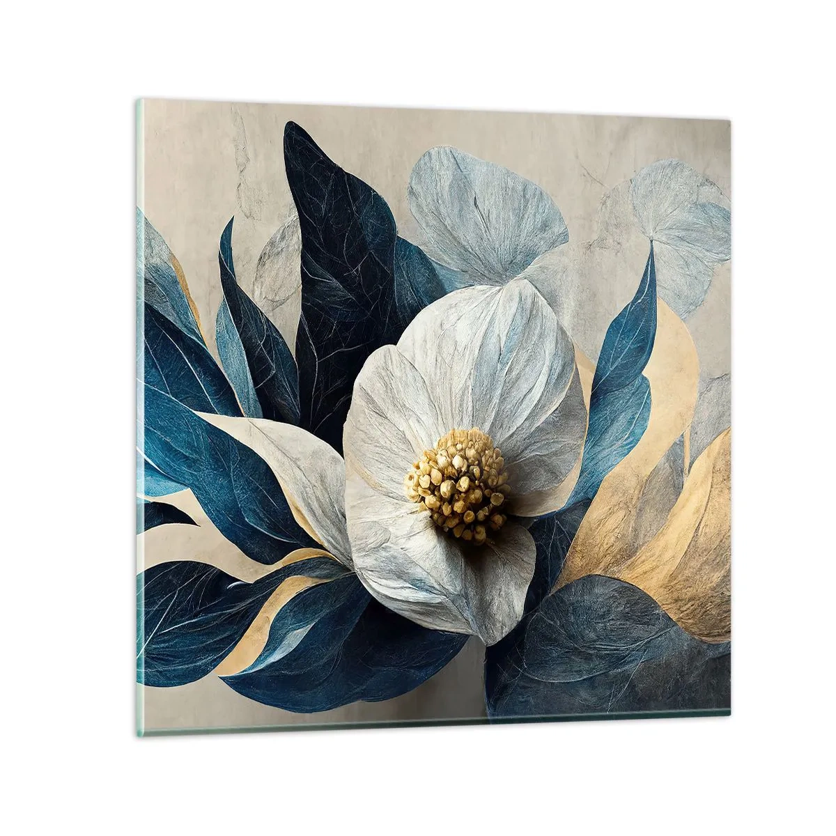 Impression sur verre - Image sur verre - Il a un coeur d'or - 40x40 cm