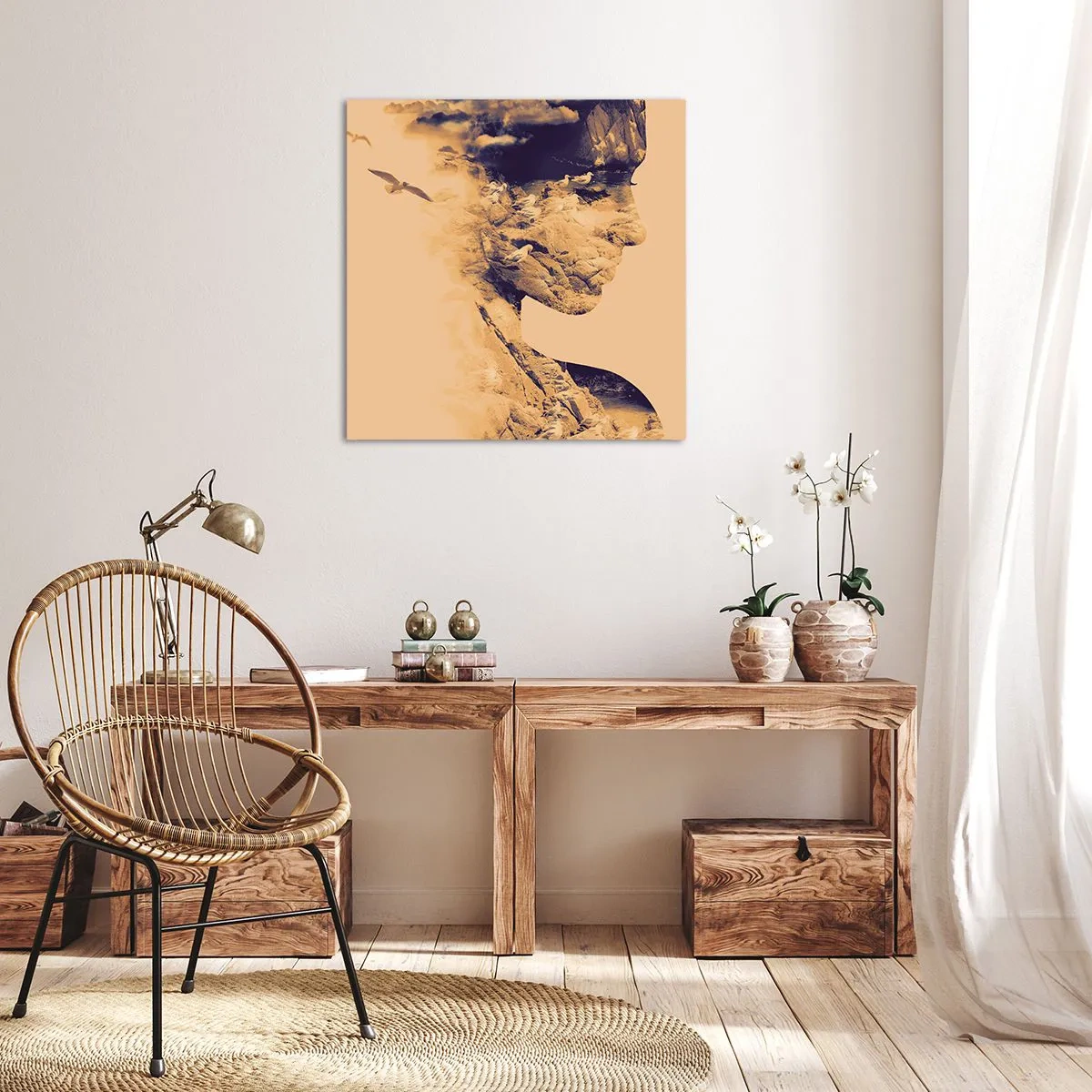 Impression sur toile - Image sur toile - Beauté de la nature - 60x60 cm