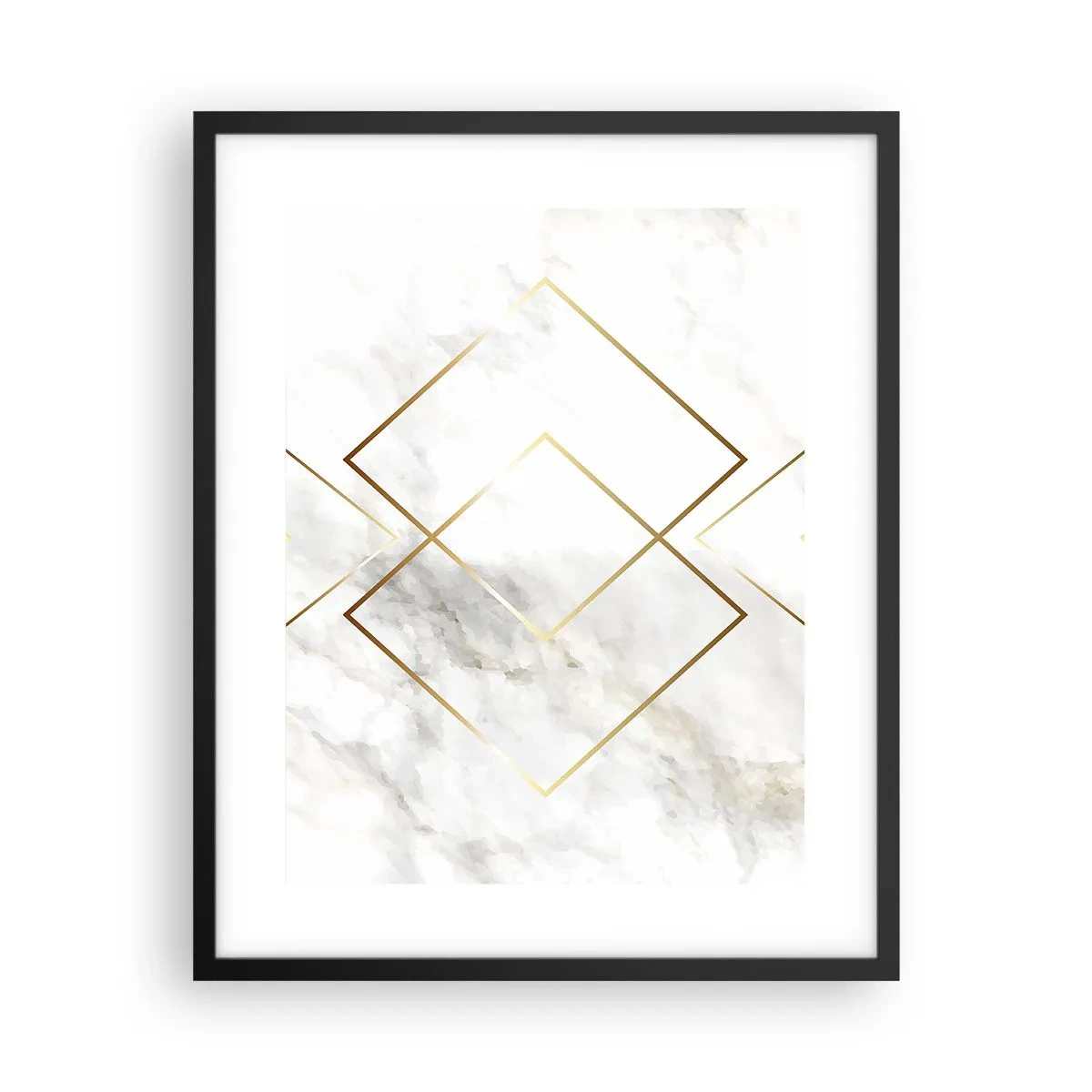 Affiche dans un cadre noir - Poster - Vue à l'infini - 40x50 cm