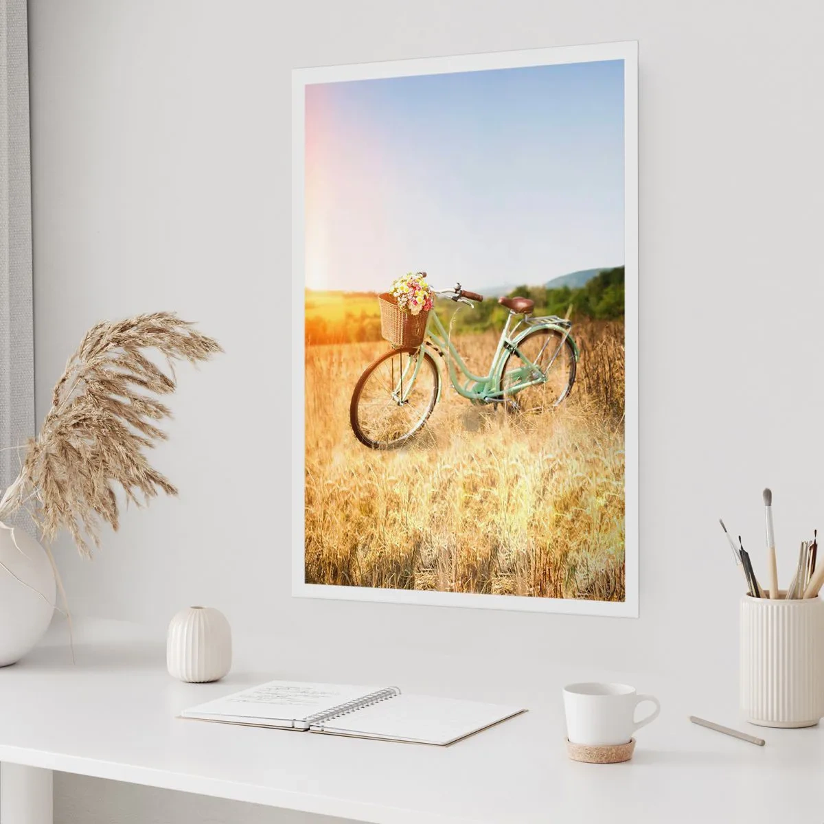 Affiche - Poster - Je vais rester un petit moment - 70x100 cm