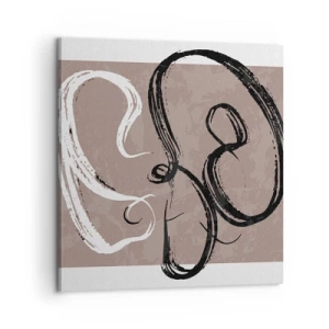 Impression sur toile - Image sur toile - Composition – la recherche de la plénitude - 60x60 cm