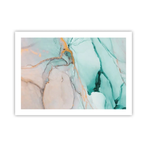 Affiche - Poster - Danse des formes et des couleurs - 70x50 cm