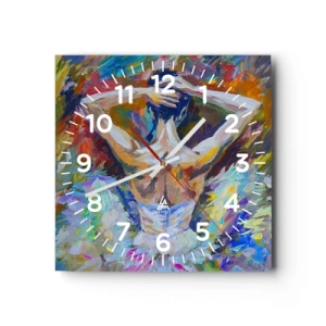 Horloge murale - Pendule murale - Il se peut que ce soit tout - 40x40 cm
