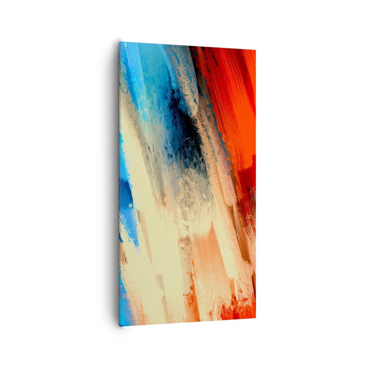 Impression sur toile - Image sur toile - Une cascade de couleurs - 65x120 cm