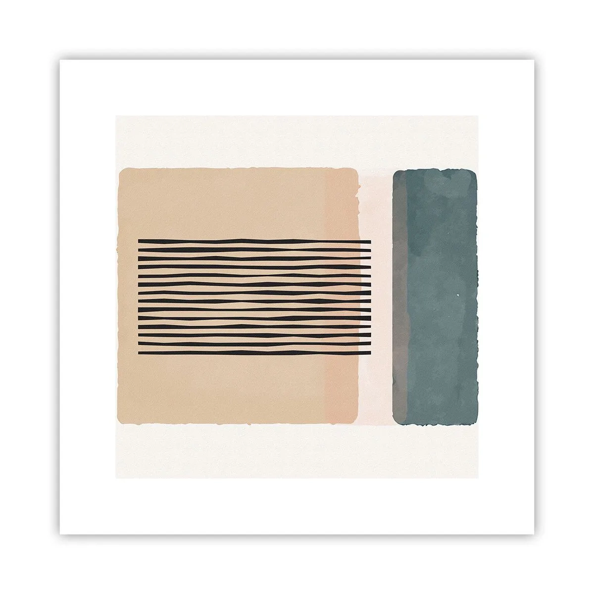 Affiche - Poster - Tout est en ordre - 30x30 cm