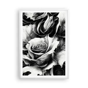 Affiche dans un cadre blanc - Poster - Toujours une reine - 70x100 cm