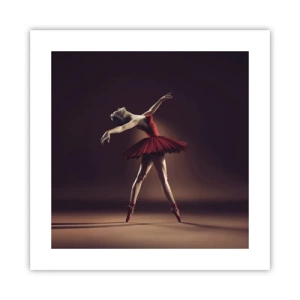 Affiche - Poster - Une danseuse étoile - 40x40 cm