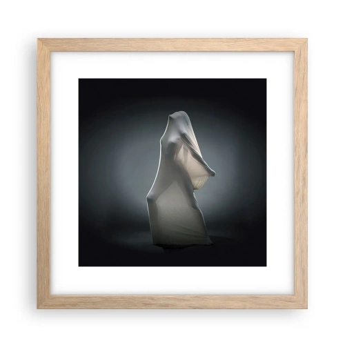 Affiche dans un chêne clair - Poster - Une soif secrète - 30x30 cm