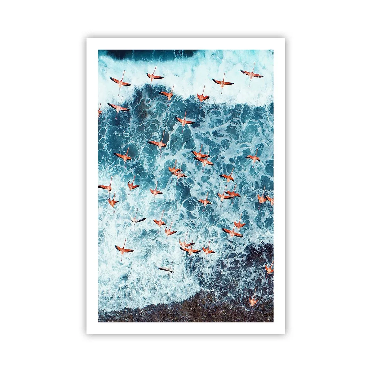 Affiche - Poster - Défilé du bord de mer - 61x91 cm